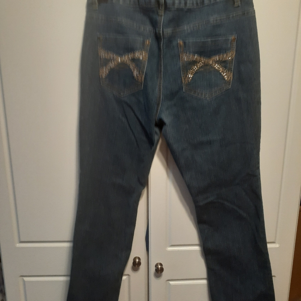 Embellished Pocket Jeans
